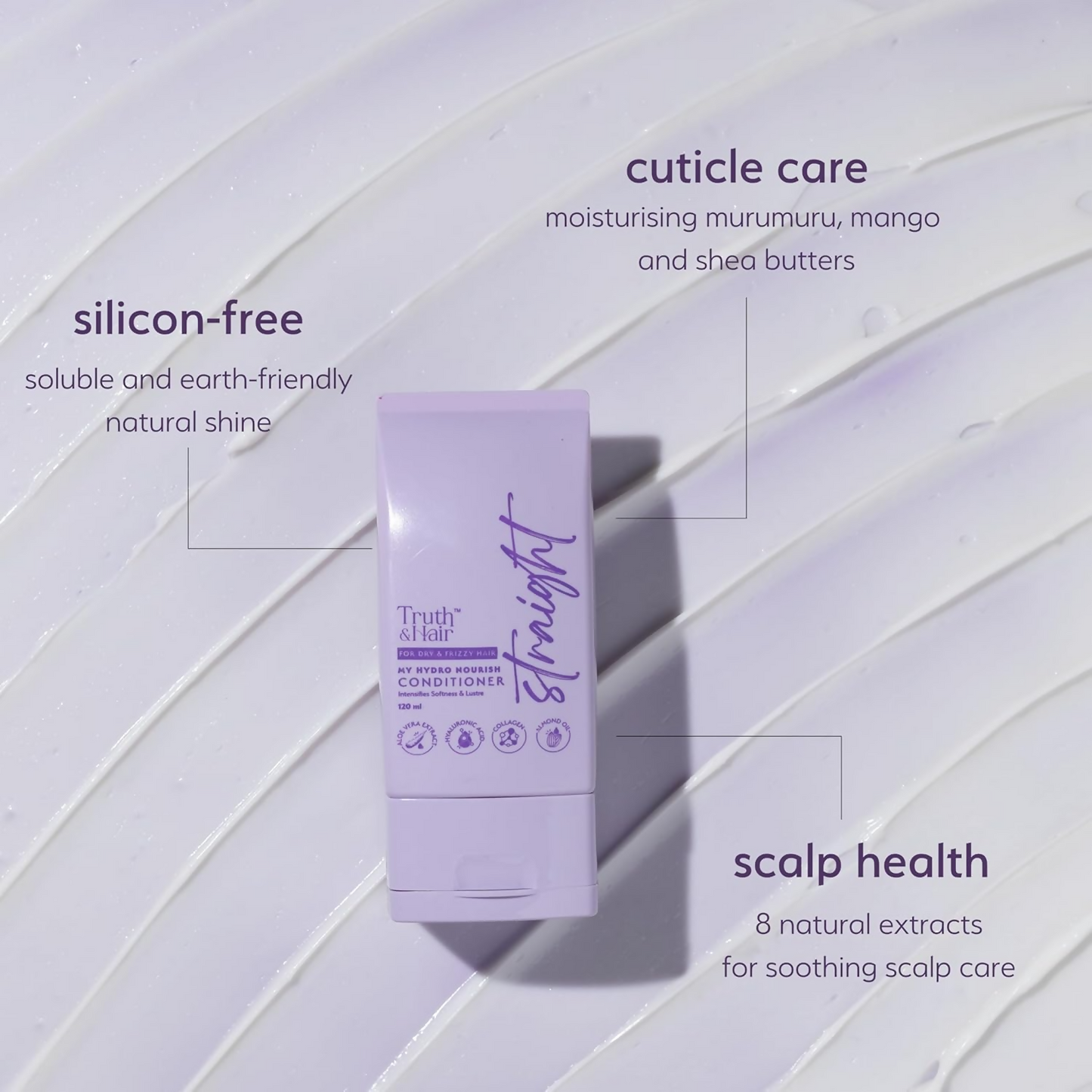 Truth & Hair Hydro Nourish Conditioner For Straight Hair
