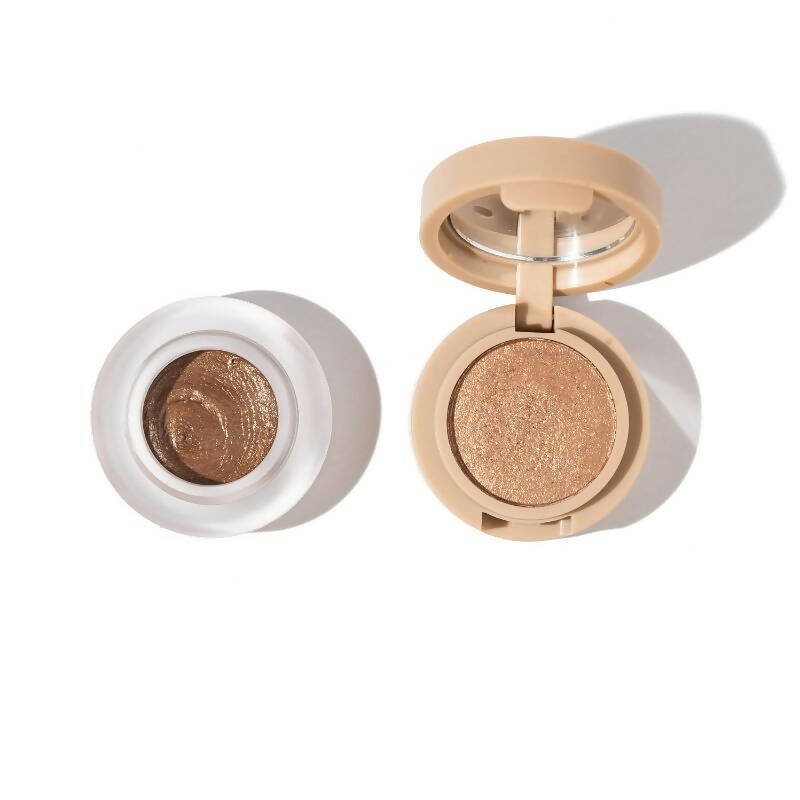 Simply Nam Illuminating Cream & Powder Eyeshadow - Rustic Chocolate Brown - DrMediCart