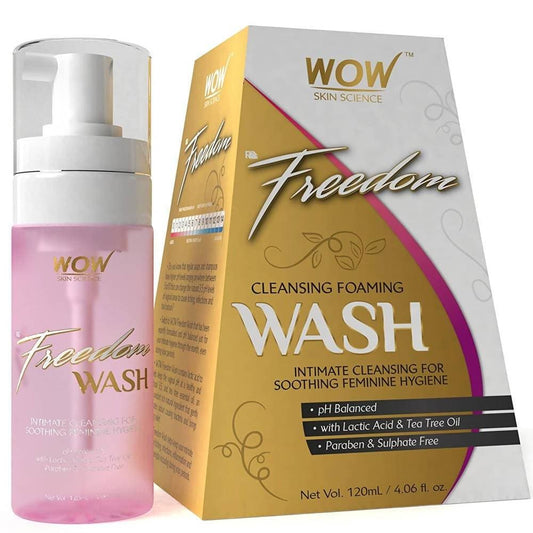 Wow Skin Science Freedom Cleansing Foam Wash - DrMediCart