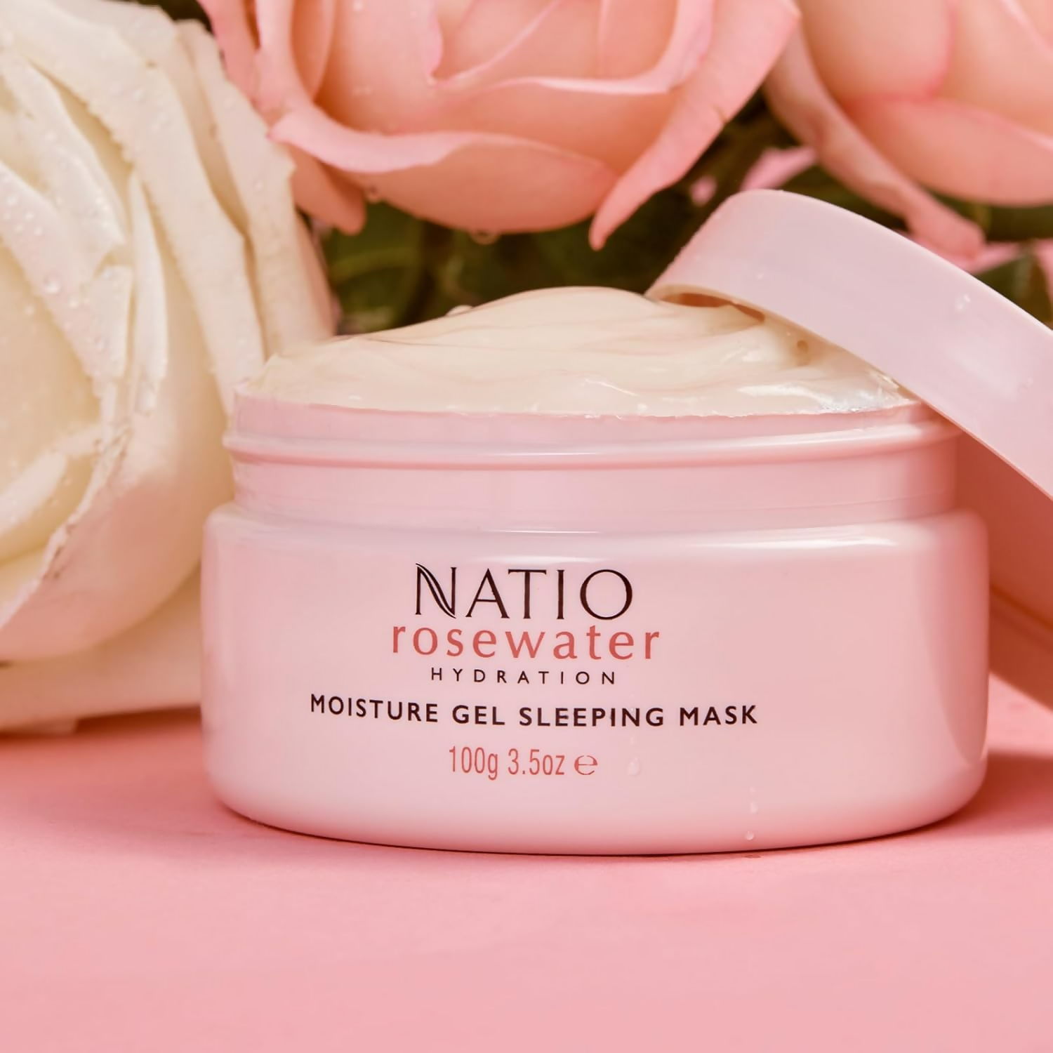 Natio Rosewater Hydration Moisture Gel Sleeping Mask
