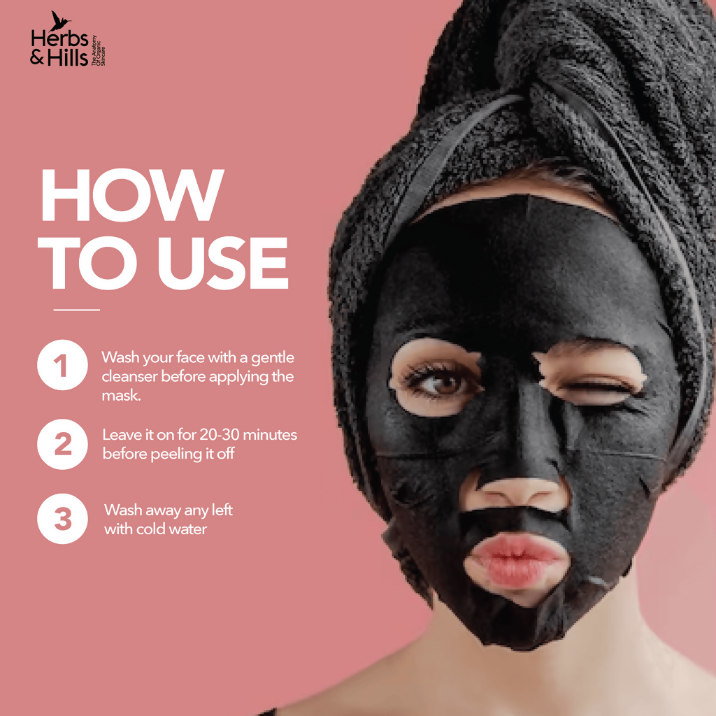 Herbs & Hills Charcoal Peel Off Facemask