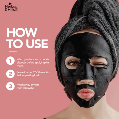 Herbs & Hills Charcoal Peel Off Facemask