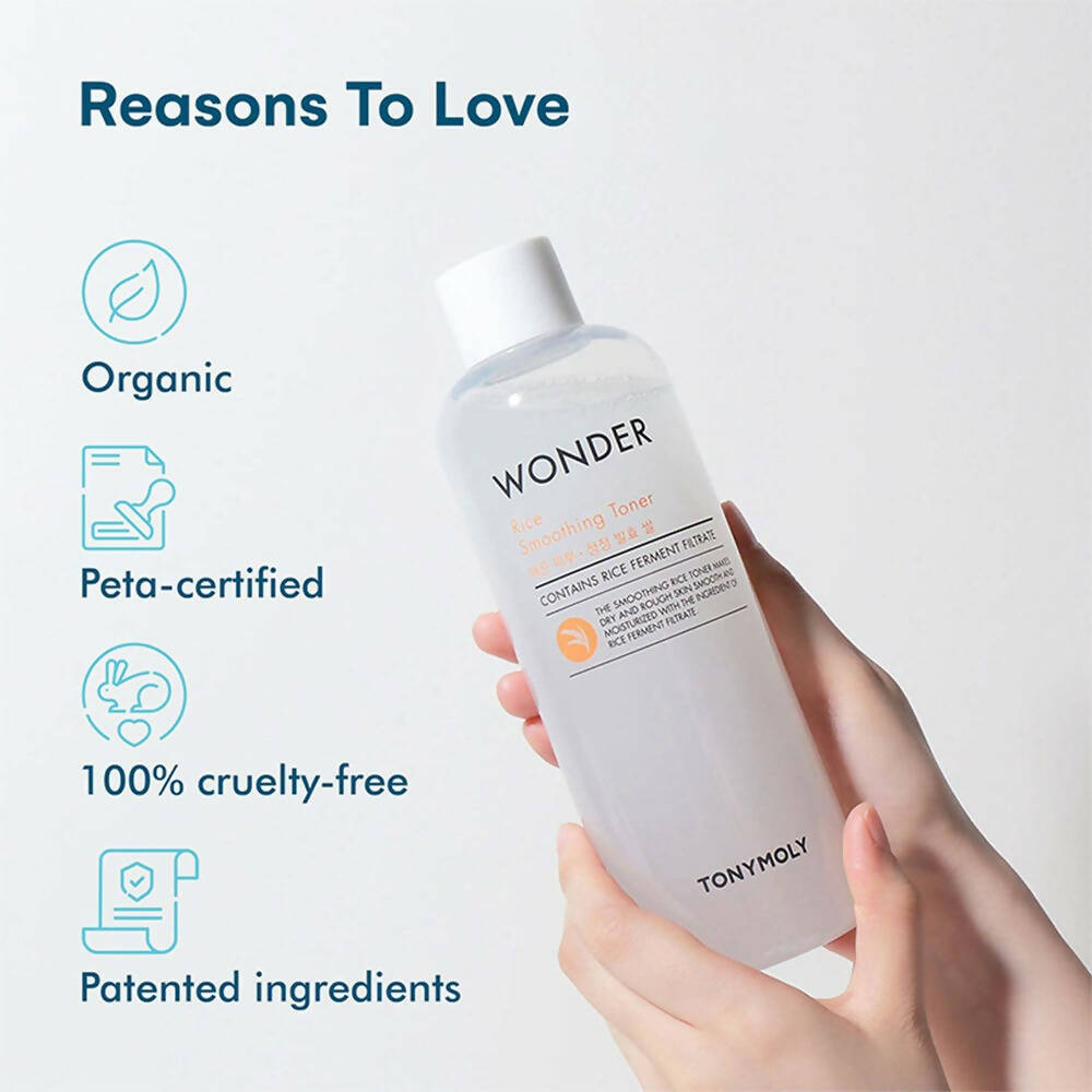 Tonymoly Clarifying Wonder Rice Smoothing Toner - Korean Skincare