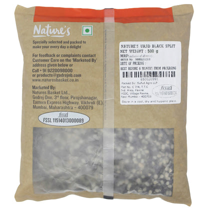 Nature's Urad Black Split Dal