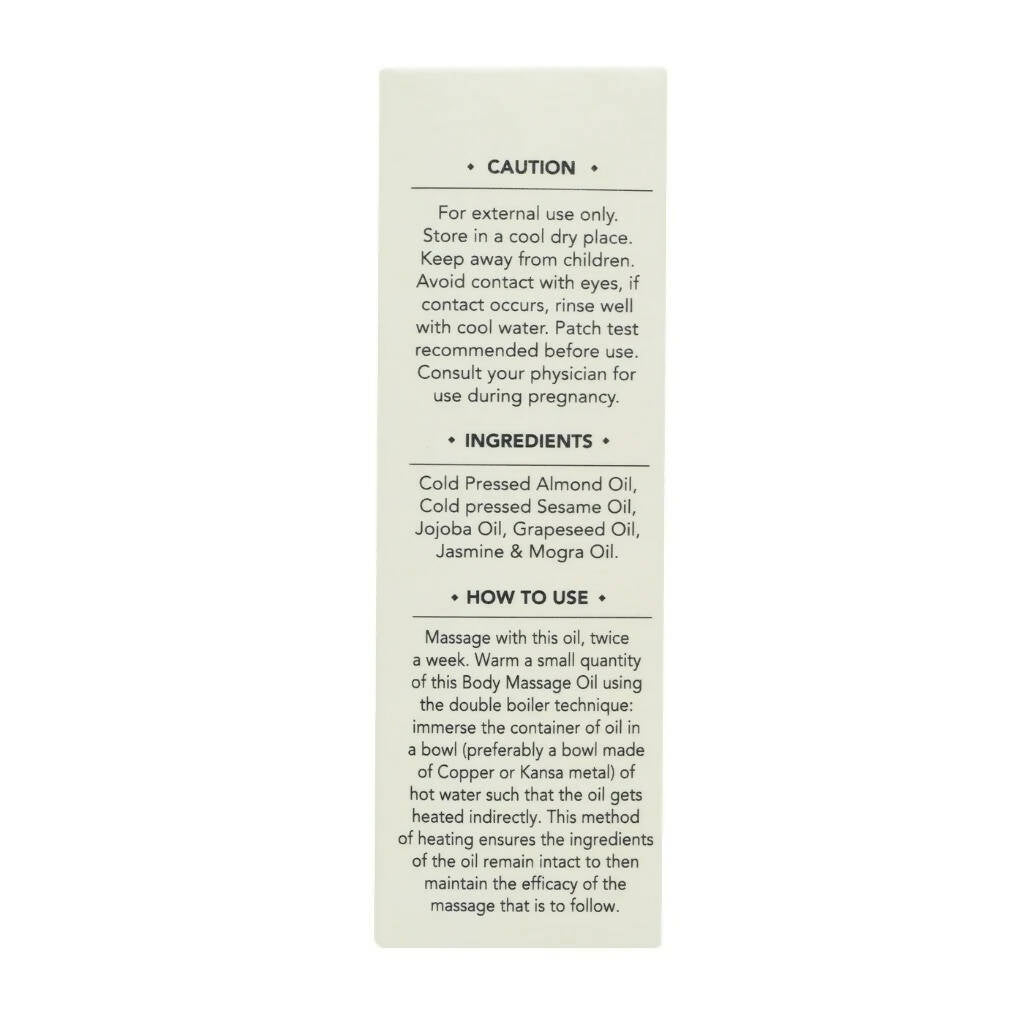 Februus Organics Jasmine & Mogra Body Oil