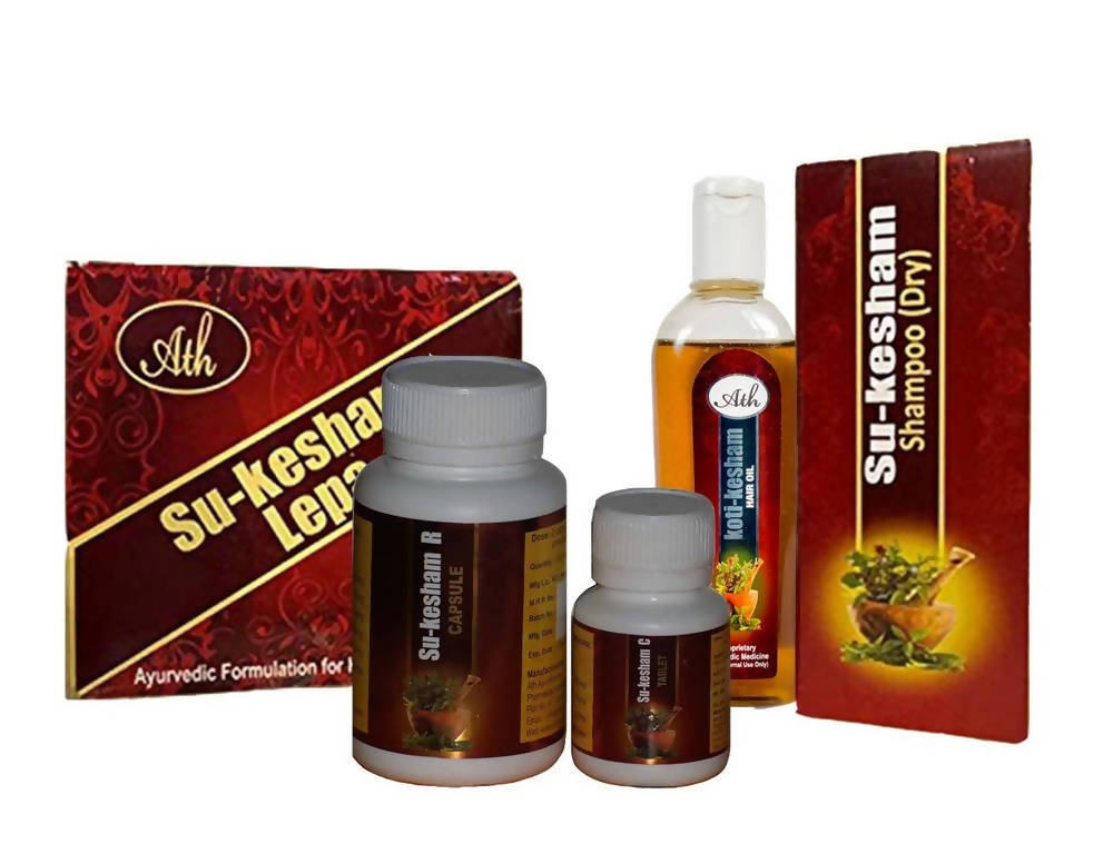 Buy Ath Ayurdhamah Su-kesham Hair Care Kit from DrMediCart, Ship from India to USA