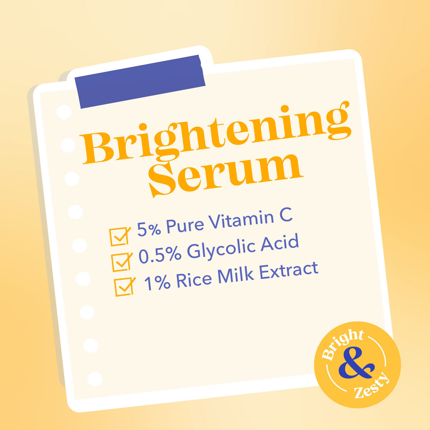 Blue Heaven Brightening 5% Vitamin C Face Serum For Brightening & Glowing Skin