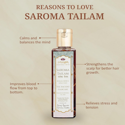 Svarasya Saroma Tailam (Hair Oil)