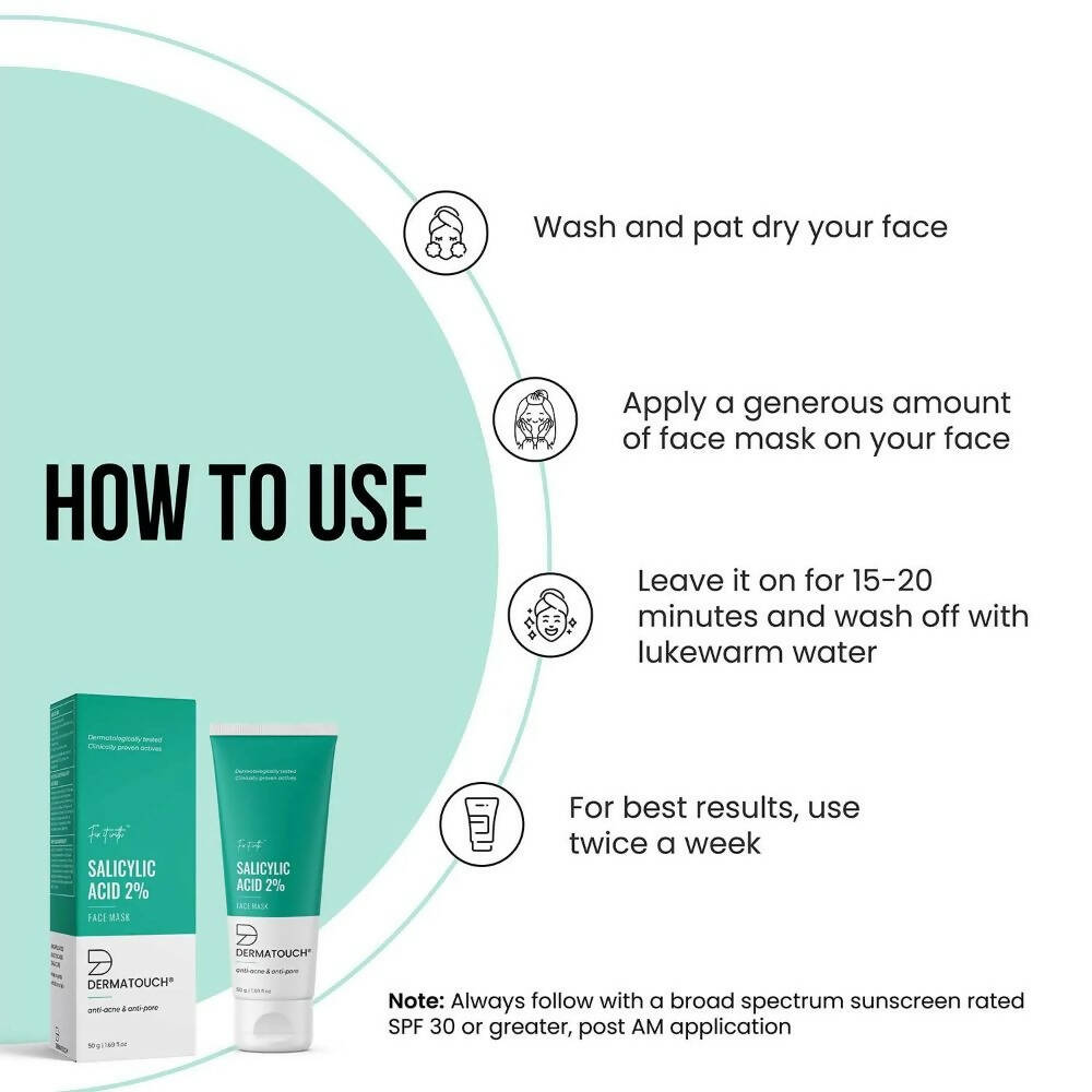 Dermatouch Salicylic Acid 2% Face Mask