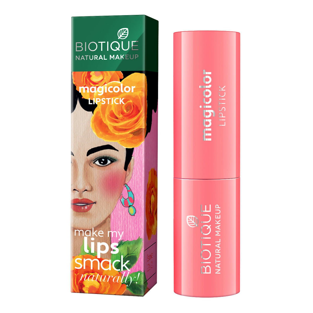 Biotique Magicolor Lipstick - Nudge Fudge