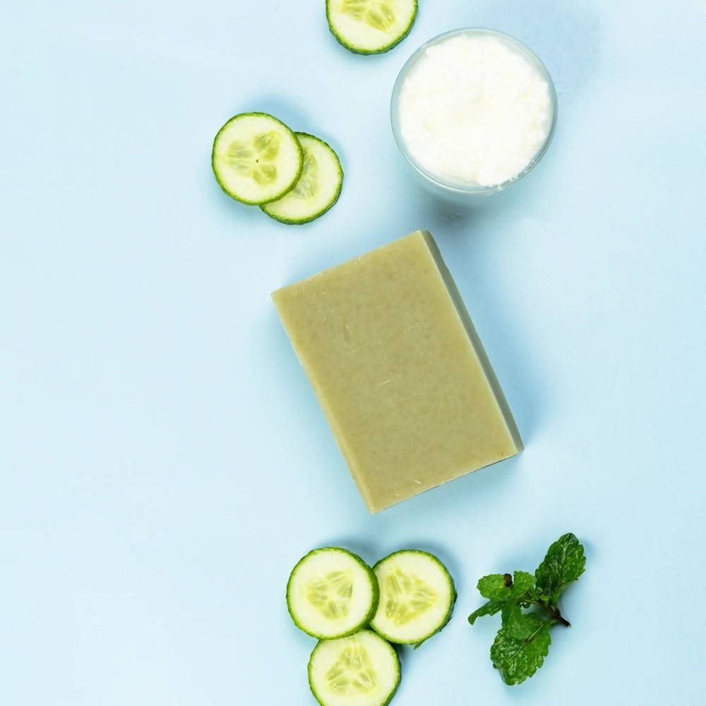 Vilvah Cucumber, Curd & Mint Soap - Drmedicart