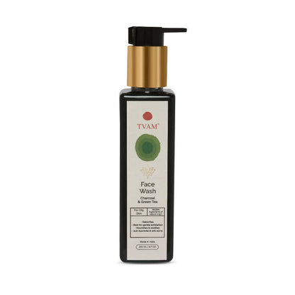 Tvam Charcoal Green Tea Face Wash