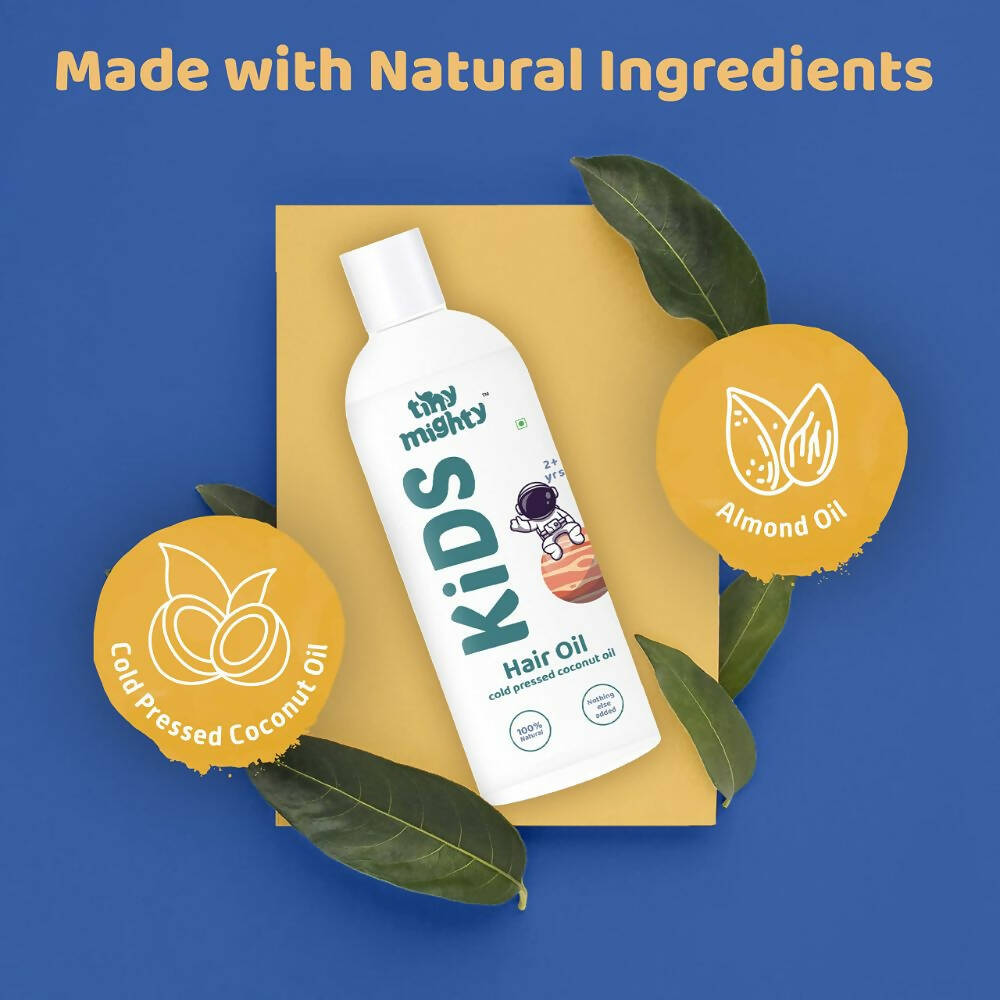 Tiny Mighty Kids Shampoo, Body Lotion, Foam Wash & Hair Oil Combo - Drmedicart