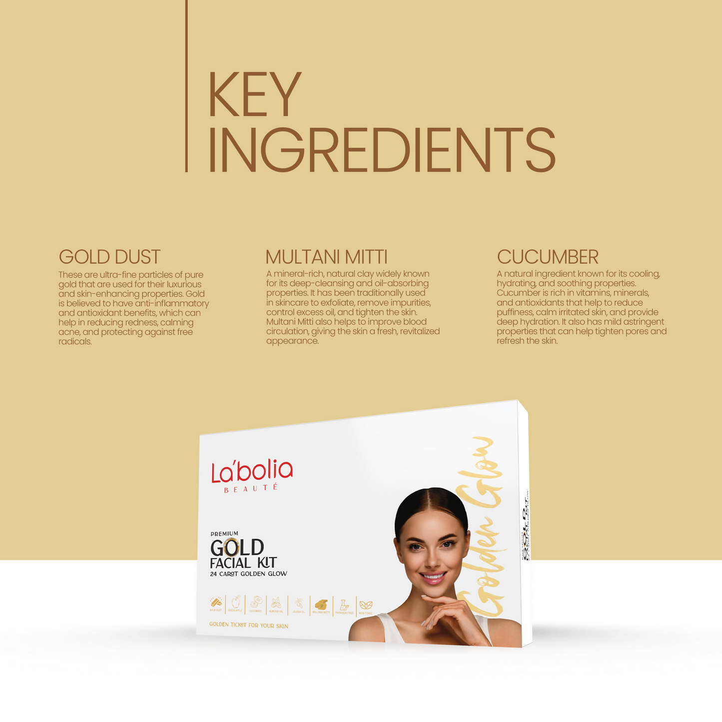 Labolia Beaute Premium Gold Facial Kit