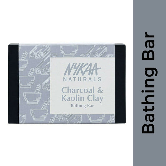 Buy Nykaa Naturals Charcoal & Kaolin Clay cleanse  Bathing Soap from DrMediCart, Ship from India to USA