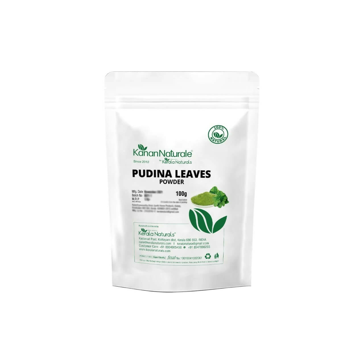 Kerala Naturals Pudina Leaves Powder