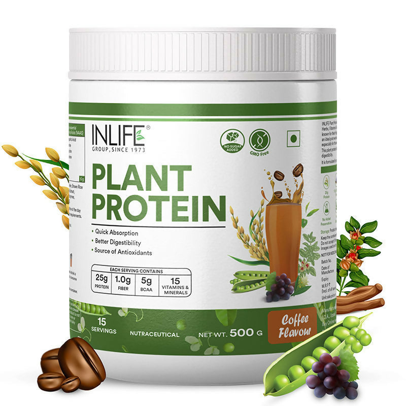 Inlife Plant Protein Powder Coffee