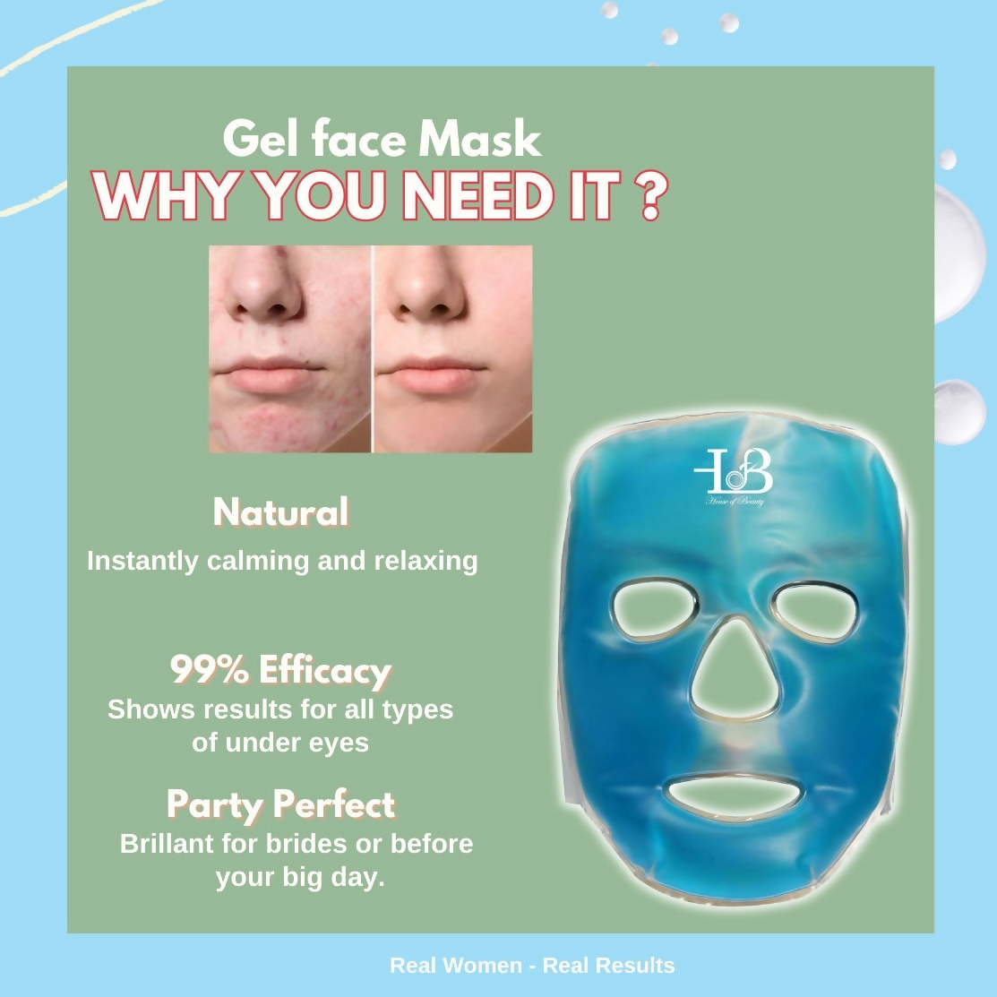 House of Beauty Gel Face Mask