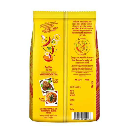 Buy Saffola Karara Crunch Masala Oats from DrMediCart, Ship from India to USA