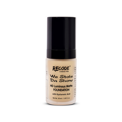 Recode HD Luminous Matte Foundation - 01 India