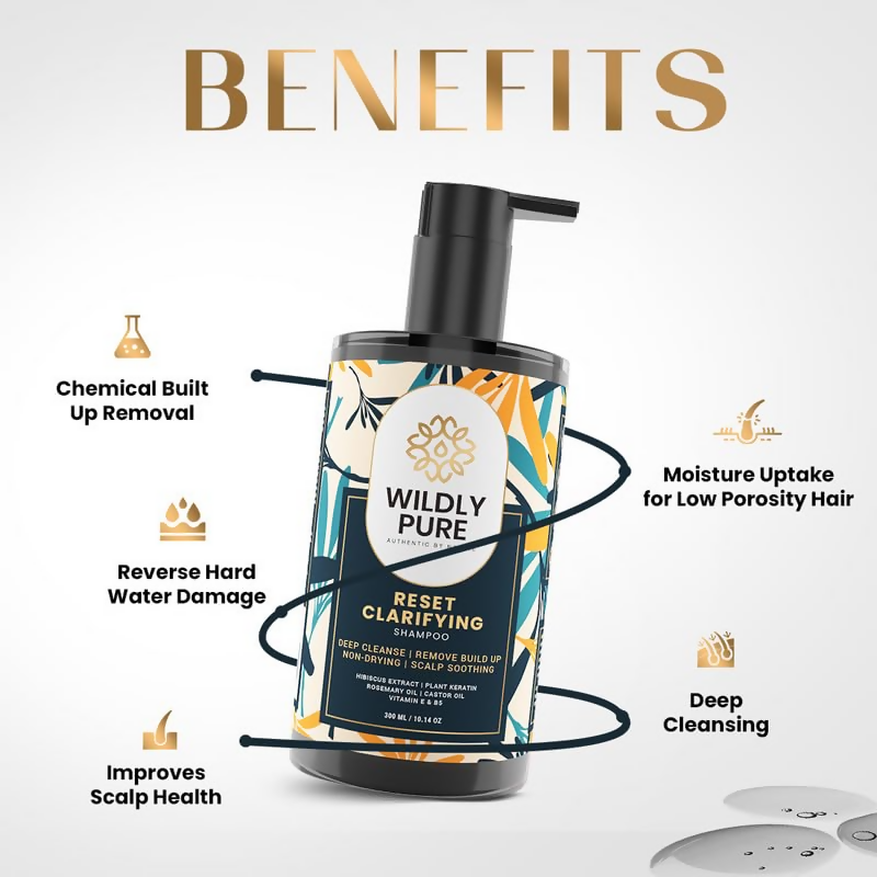 Wildly Pure Clarifying Shampoo For Hard Water & Metal Damage