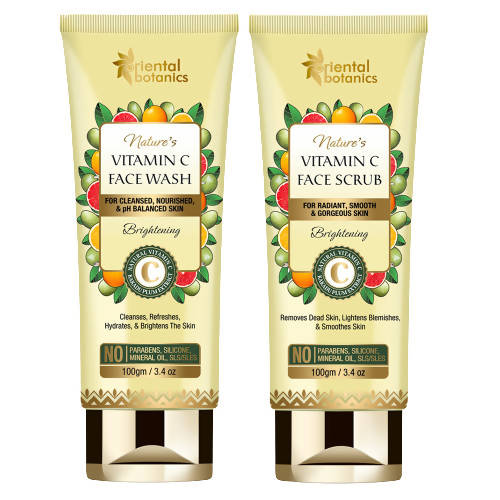 Buy Oriental Botanics Nature’???s Vitamin C Face Wash And Face Scrub Combo from DrMediCart, Ship from India to USA