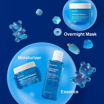 Dr.Jart+ Vital Hydra Solution Hydro Plump Overnight Mask with Hyaluronic Acid to Rebuild Skin Barrier