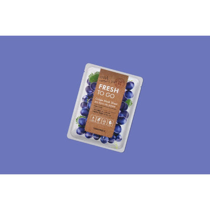 Tonymoly Fresh To Go Grape Mask Sheet Pore Care - Korean Skincare