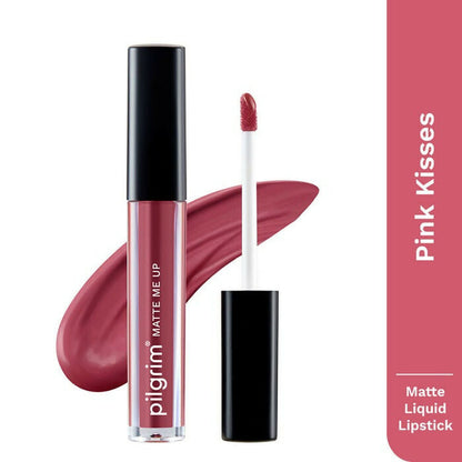 Buy Pilgrim Matte Me Up Liquid Lipstick Pink Kisses from DrMediCart, Ship from India to USA