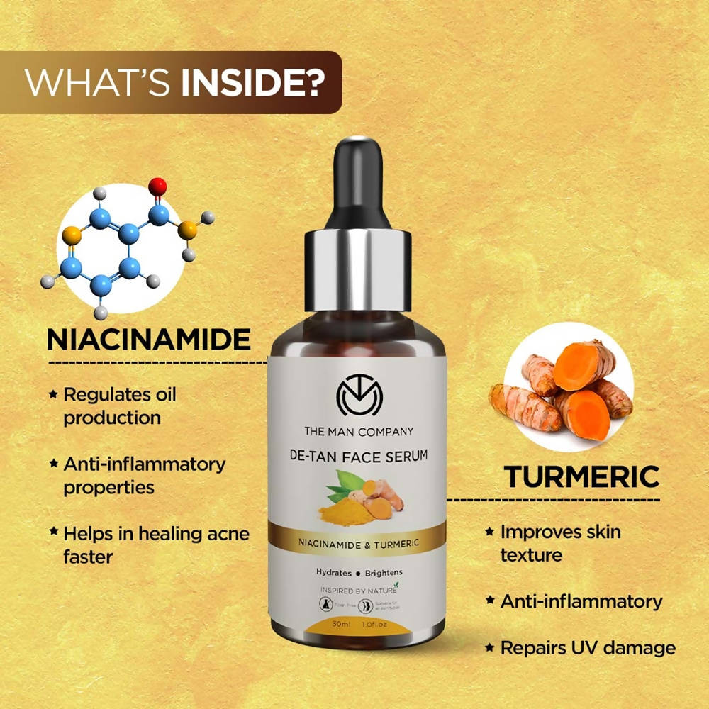 The Man Company De-Tan Face Serum - Drmedicart