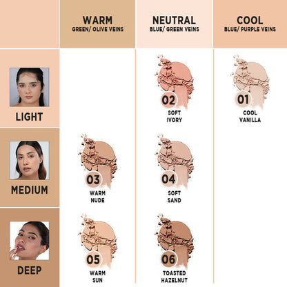 Bella Vita Organic Hydmatte FX Airbrush Compact - Cool Vanilla