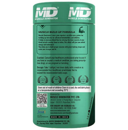 Muscle Dominator Mass Gain Capsules