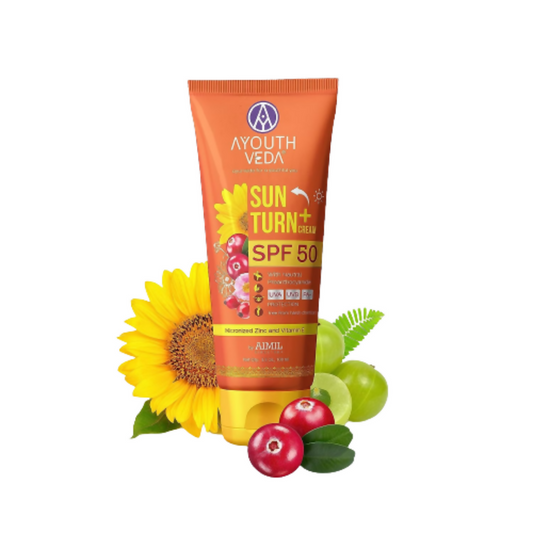 Buy Ayouthveda Sunturn with SPF 50 from DrMediCart, Ship from India to USA