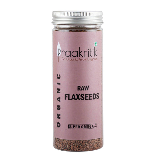 Buy Praakritik Organic Raw Flaxseeds from DrMediCart, Ship from India to USA