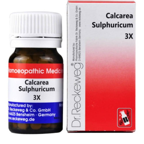 Buy Dr. Reckeweg Calcarea Sulphuricum from DrMediCart, Ship from India to USA