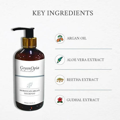 GreenOpia Naturals Moroccan Argan Oil Hair Shampoo
