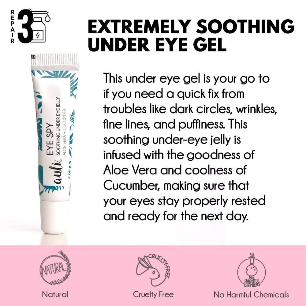Auli Eye Spy Cucumber + Aloe Vera Soothing Under Eye Gel - DrMediCart