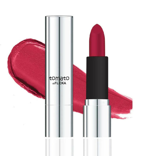 Buy FLiCKA Tomato Maroon Matte Finish Lipstick Shade 06 from DrMediCart, Ship from India to USA