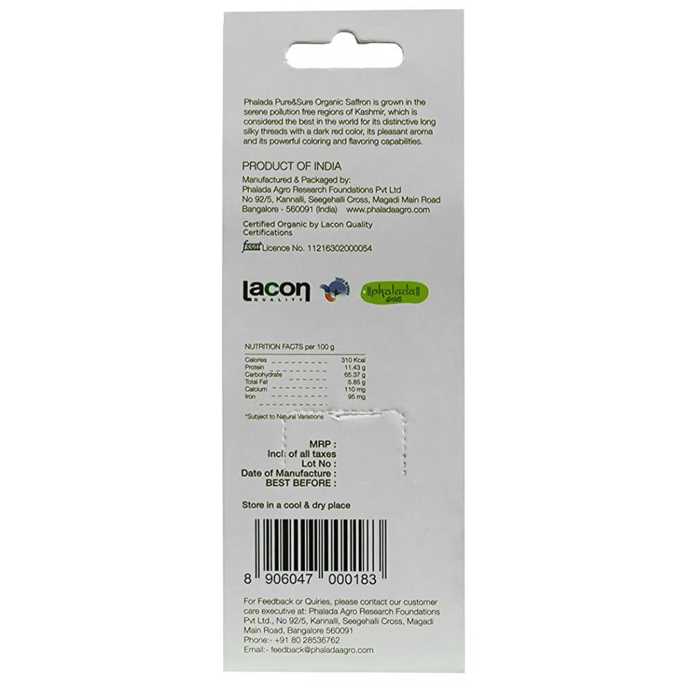 Pure & Sure Organic Saffron