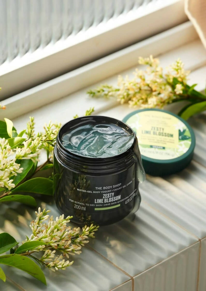 The Body Shop Zesty Lime Blossom Water-Gel Body Yogurt - Drmedicart