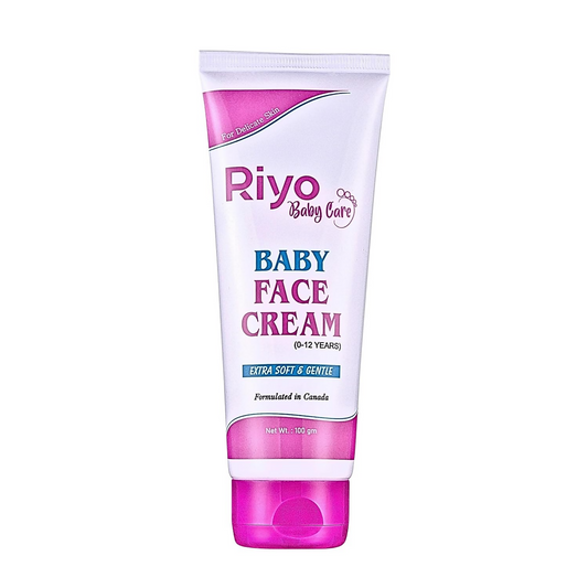 Riyo Herbs Baby Face Cream Rich in Vitamin E, Essential Oils, Turmeric