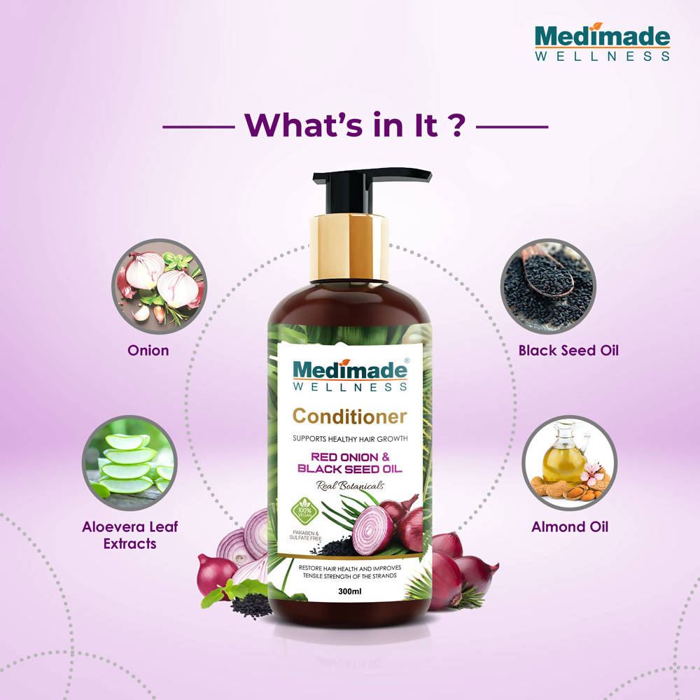 Medimade Wellness Red Onion and Black Seed Hair Conditioner - DrMediCart