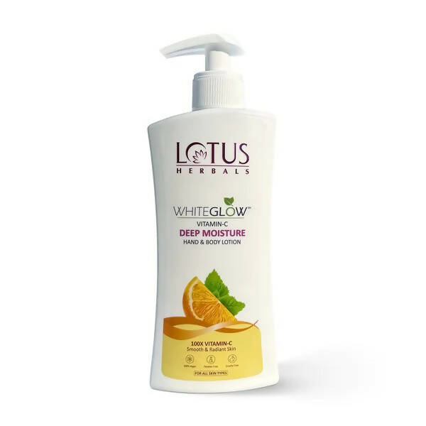 Buy Lotus Herbals WhiteGlow Vitamin C Deep Moisture Hand & Body Lotion from DrMediCart, Ship from India to USA