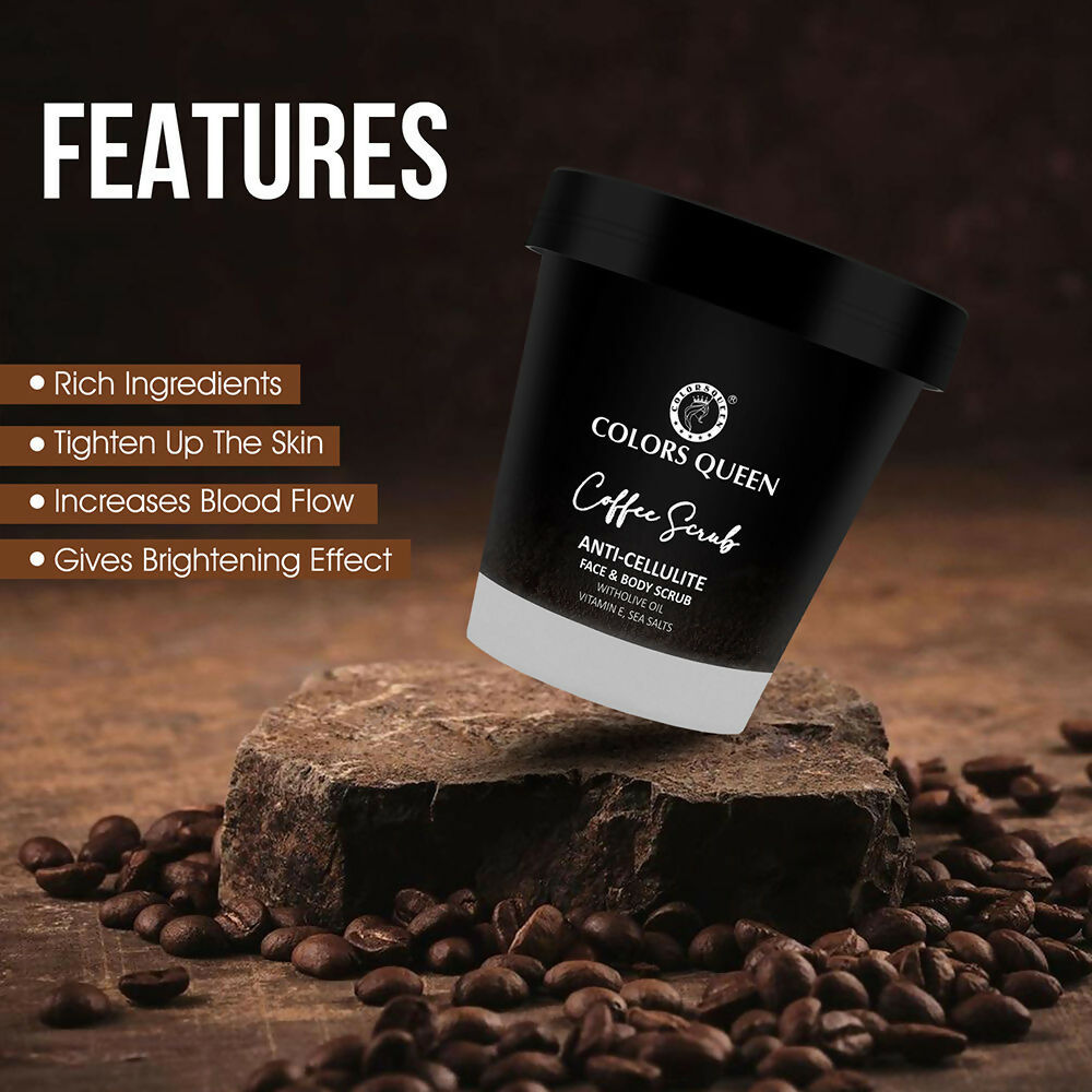 Colors Queen Anti-Cellulite Coffee Face & Body Scrub