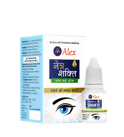 Buy Alex Netra Shakti Herbal Eye Drops from DrMediCart, Ship from India to USA