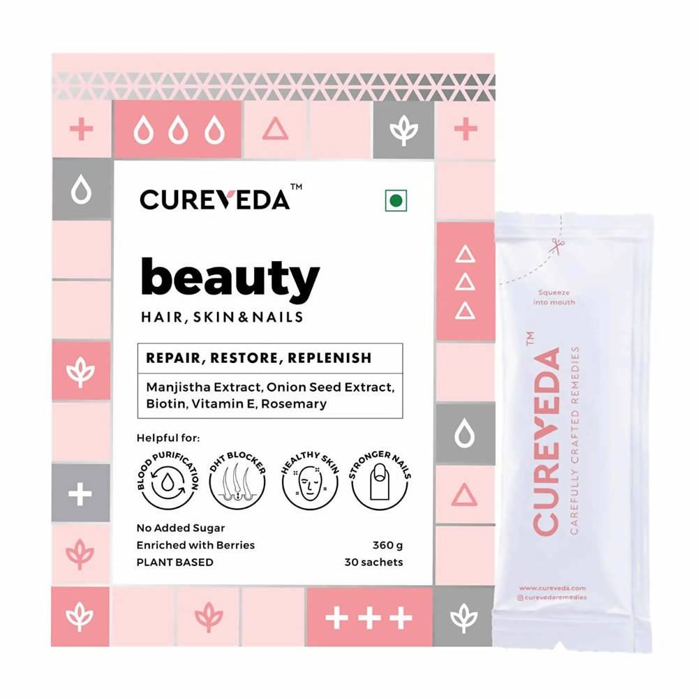 Cureveda Beauty Hair, Skin & Nails Supplement
