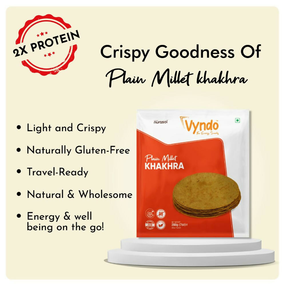 Vyndo Plain Millet Khakhra