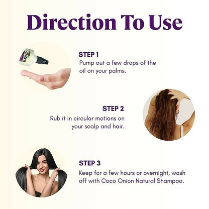 Little Extra Coco Onion Natural Hair Oil
