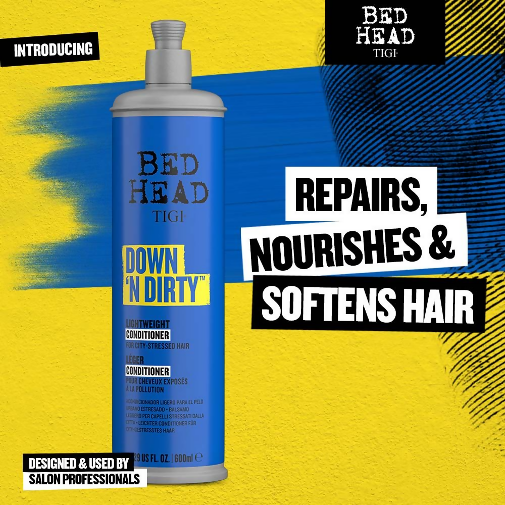 TIGI Bed Head Down N' Dirty Lightweight Hair Conditioner For Detox & Repair