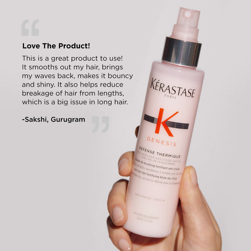Kerastase Genesis Defense Heat Protection & Blow-Dry Hair Spray Minimises Breakage